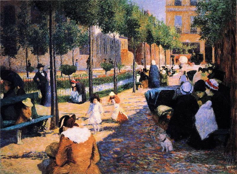 Federico zandomeneghi Place dAnvers oil painting image